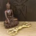 Ваджр HandiCraft плаский Бронза Три спиці 16.5 см (26359) Ваджр HandiCraft плаский Бронза Три спиці 16.5 см (26359)