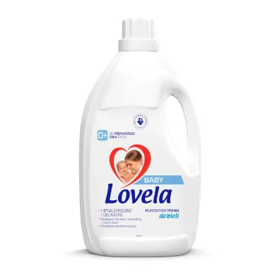 Гипоаллергенное молочко Lovela Baby 0+ для стирки белой детской одежды и белья 2,9 л