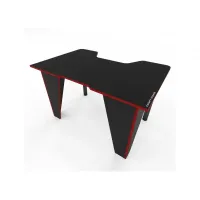 Геймерский игровой стол Comfy Home Frost черный+красный