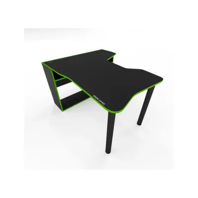 Геймерский игровой стол Comfy Home Kano черный+лайм