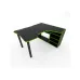 Геймерский игровой стол Comfy Home Kano черный+лайм