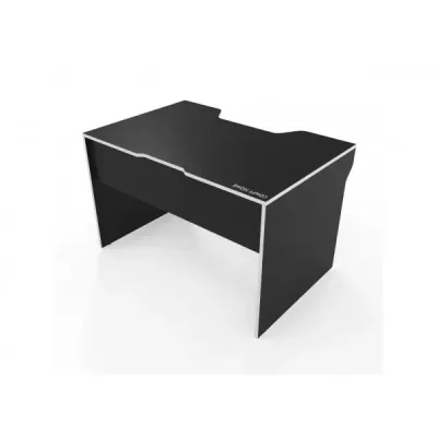 Геймерський ігровий стіл Comfy Home Lyu Kan чорний+білий