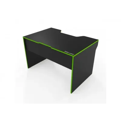 Геймерський ігровий стіл Comfy Home Lyu Kan чорний+лайм