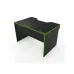 Геймерський ігровий стіл Comfy Home Lyu Kan чорний+лайм
