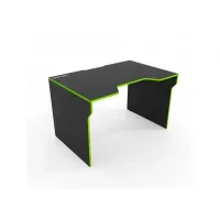 Геймерський ігровий стіл Comfy Home Lyu Kan чорний+лайм