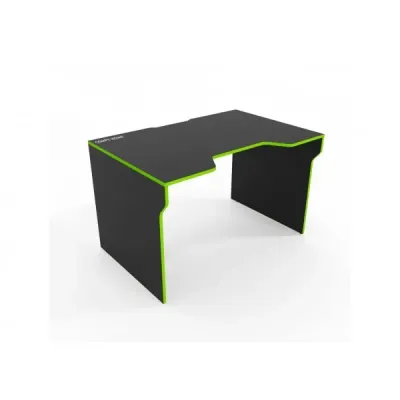 Геймерський ігровий стіл Comfy Home Lyu Kan чорний+лайм