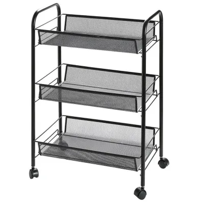 Стеллаж мобильный LEOBERT Loft Black