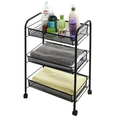 Стеллаж мобильный LEOBERT Loft Black