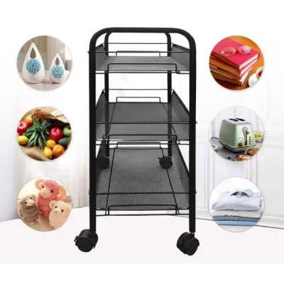 Стеллаж мобильный LEOBERT Loft Black