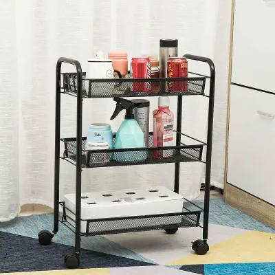 Стеллаж мобильный LEOBERT Loft Black