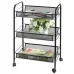 Стеллаж мобильный LEOBERT Loft Black