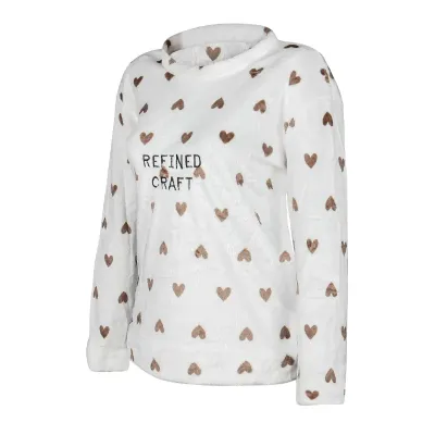 Жіноча піжама No Brand Heart XL White-Brown