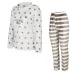 Жіноча піжама No Brand Heart XL White-Brown