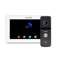 Комплект видеодомофона BCOM BD-770FHD White Kit: видеодомофон 7 Комплект видеодомофона BCOM BD-770FHD White Kit: видеодомофон 7