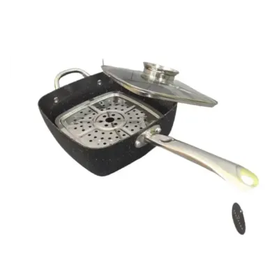 Сковорідка фритюрниця з кришкою Benson 24 см BN 355 Сковорідка фритюрниця з кришкою Benson 24 см BN 355