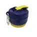 Складана силіконова склянка з кришкою та трубочкою 350 мл Tonna Waist BLUE and YELLOW Складана силіконова склянка з кришкою та трубочкою 350 мл Tonna Waist BLUE and YELLOW