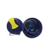 Складана силіконова склянка з кришкою та трубочкою 350 мл Tonna Waist BLUE and YELLOW Складана силіконова склянка з кришкою та трубочкою 350 мл Tonna Waist BLUE and YELLOW