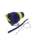 Складана силіконова склянка з кришкою та трубочкою 350 мл Tonna Waist BLUE and YELLOW Складана силіконова склянка з кришкою та трубочкою 350 мл Tonna Waist BLUE and YELLOW