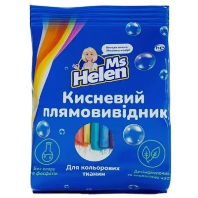 Кислородный пятновыводитель Ms Helen Для цветных тканей 900 г Кислородный пятновыводитель Ms Helen Для цветных тканей 900 г