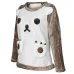Жіноча піжама Lesko Bear White 2XL Коричнево-білий (10436-54903)