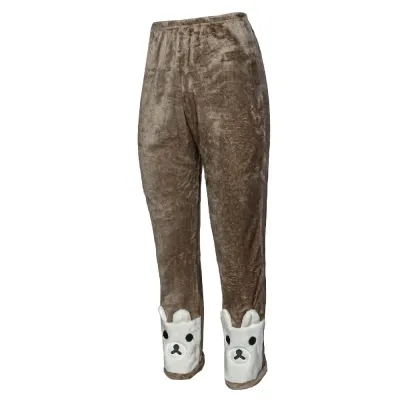 Жіноча піжама No Brand Bear XL Brown-White Жіноча піжама No Brand Bear XL Brown-White