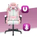 Комп'ютерне крісло Hell's Chair HC-1004 Rainbow PINK