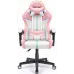 Комп'ютерне крісло Hell's Chair HC-1004 Rainbow PINK