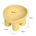 Миска для кошек Taotaopets 126623 132 мм Желтый (10461-55503)
