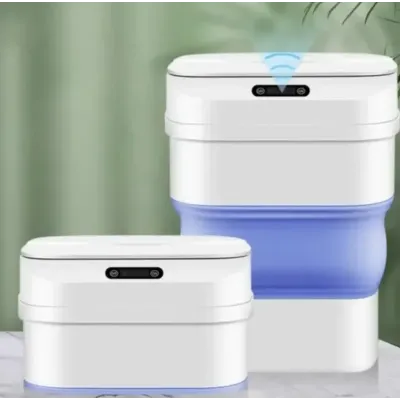 Розкладне відро для сміття RIAS ZSW-L11 з сенсорною кришкою 8L White (3_01529) Розкладне відро для сміття RIAS ZSW-L11 з сенсорною кришкою 8L White (3_01529)