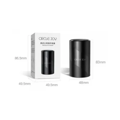 Магнитная открывалка для бутылок Circle Joy 83х48 мм Черный (CJ-KP05) Магнитная открывалка для бутылок Circle Joy 83х48 мм Черный (CJ-KP05)