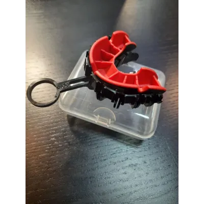Капа OPRO Silver UFC дитяча (вік до 11) Black/Red (ufc.102515001)