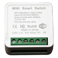 Умный беспроводной включатель RIAS M-16 Wi-Fi 220V 16A/3520W White (3_01781)