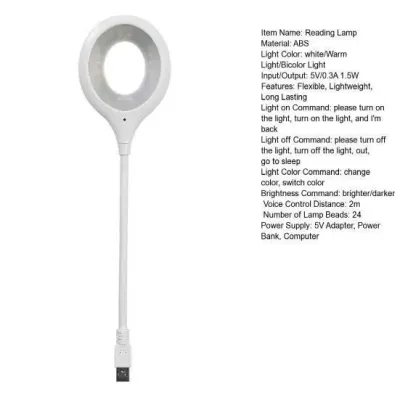 Лампа USB с голосовым управлением VigohA LED lamp LK-50 White Лампа USB с голосовым управлением VigohA LED lamp LK-50 White