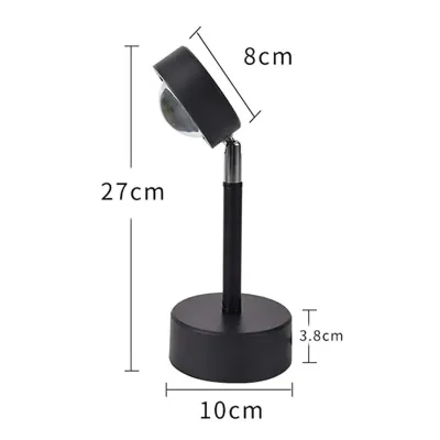 Проекционная настольная LED лампа RIAS Sunset Lamp Rainbow USB 5W (3_01497)