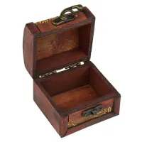 Шкатулка Guardar Цветы 7.9х7,3х6 см Коричневый (27374)