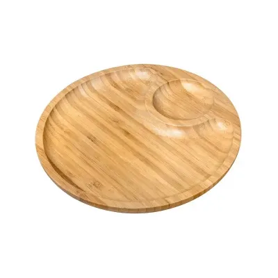 Блюдо Wilmax Bamboo круглое 35,5 см - 2 секции 771045 WL