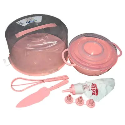 Тортівниця + набір кондитерський Urve Irak Plastik UR-3033