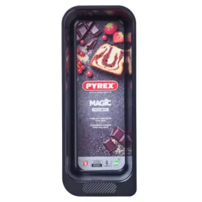 Форма прямокутна для випікання кексів Pyrex Magic Чорна (MG26BL6)