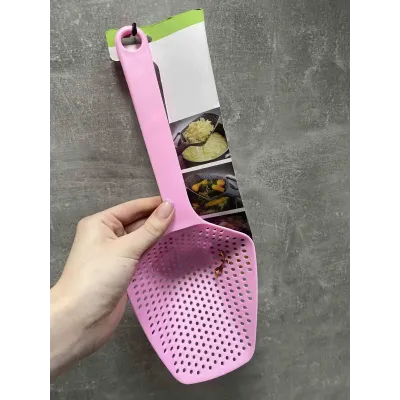 Шумівка пластикова Kitchen 33 х 12 см рожева 3291 Шумівка пластикова Kitchen 33 х 12 см рожева 3291