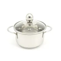 Каструля зі скляною кришкою A-Plus 12 см 0,79л WK-2180