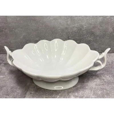 Фруктівниця фарфорова 30,5 см Stenson біла MC-3241-12