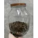Банка для сипучих із металевою кришкою 
