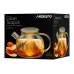 Чайник для заварювання скляний 1000 мл Ardesto Golden Moon AR3010GBG