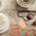 Лопатка силіконова 25,5*5,3 см прозора/персикова Maestro MR-1580 Лопатка силіконова 25,5*5,3 см прозора/персикова Maestro MR-1580