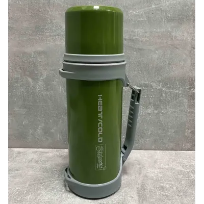 Термос из нержавеющей стали 1.5 л Хаки Maestro MR-1631-150