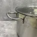 Кастрюля из нержавеющей стали со стеклянной крышкой 10 л Maestro MR-3508-30