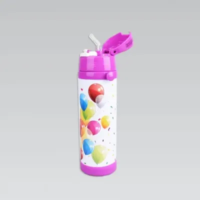Термос із трубочкою 500 мл Maestro MR-1640-50 Pink