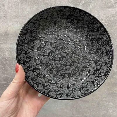 Тарілка супова 20 см 800 мл Astera Japan Black A0640-JB002