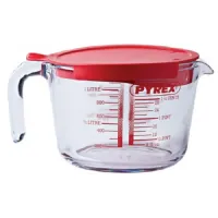 Мірна склянка з кришкою 1 л Pyrex Classic 264P000/7046 Мірна склянка з кришкою 1 л Pyrex Classic 264P000/7046