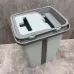 Швабра із відром 12 л Zambak Plastik ZB-300 м'ятного кольору Швабра із відром 12 л Zambak Plastik ZB-300 м'ятного кольору